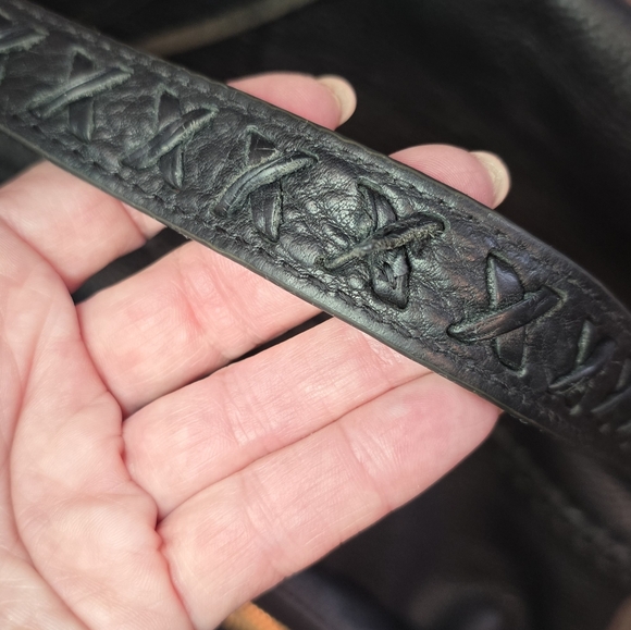 HOBO INTERNATIONAL Entwine Shoulder Bag, Black Leather - Picture 9 of 16